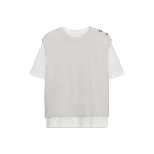 ZARA Бежевые Женские T-рубашки