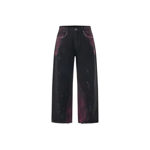 BAOMIKA Aurora Purple Унисекс Джинсы