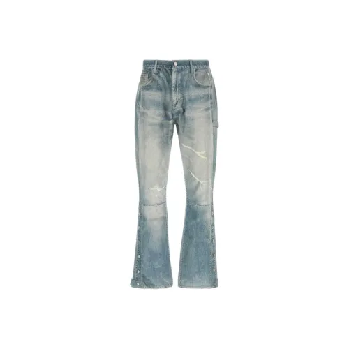 PURPLE BRAND Синий Мужской Джинсы