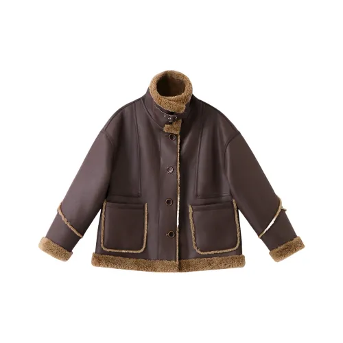 MEXICAN Бархат Feel Пальто Женское