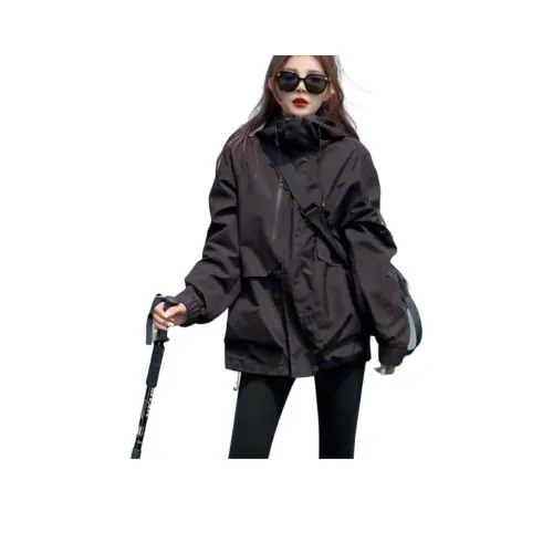 YICHEN Черные Женские Куртки