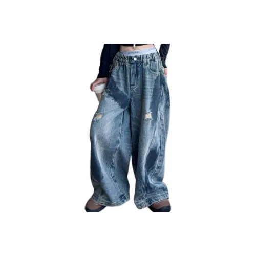 Yunpo Изображение Цвет Школьный возраст Джинсы