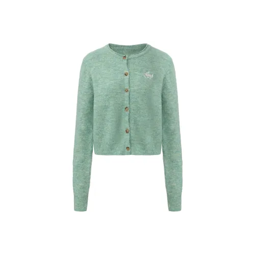 1ESS LA MODE Зеленый Женский Трикотаж