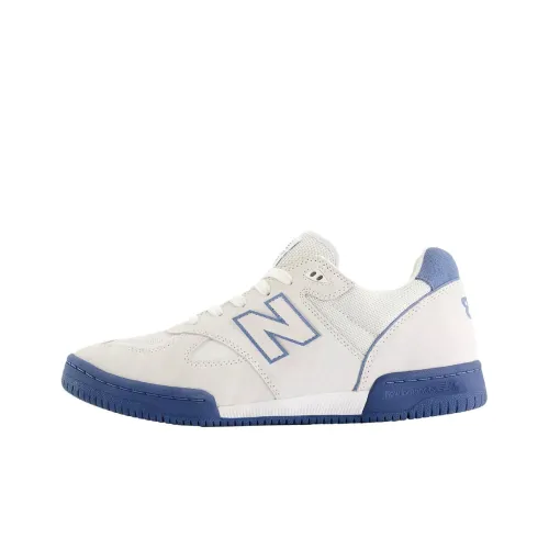 New Balance NB Numeric TOM KNOX 600 Дышащая Поддержка Скейтбординг Кроссовки Унисекс Белый Синий
