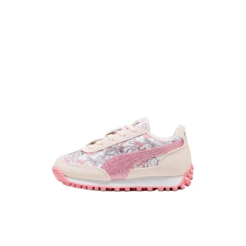 Hello Kitty X PUMA Easy Rider Low Топ Kids Lifestyle Shoes Бежевый Розовый Детский