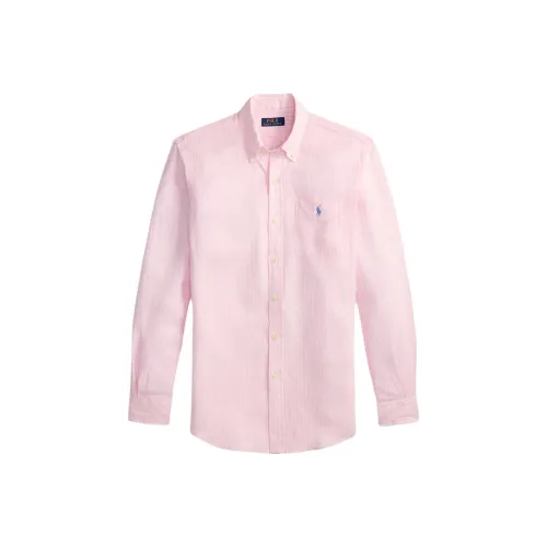 Polo Ralph Lauren Розовые Мужские Рубашки