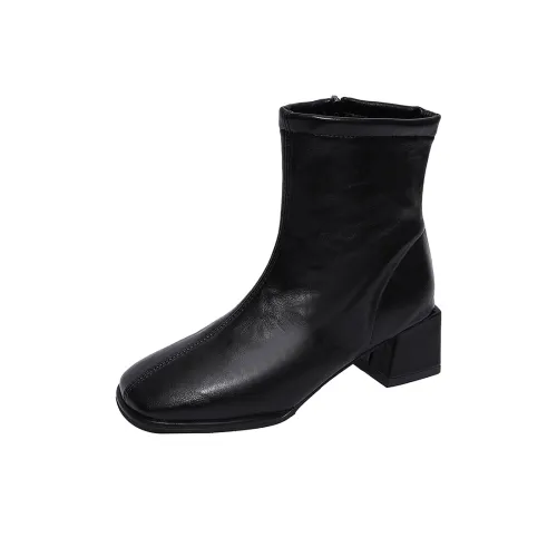 Be Good Корейский стиль Универсальный Удобный Повседневный Minimalist Style Fashion Модные Ботильоны 5 см Женские