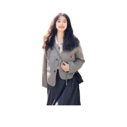 XIANSINIAO Серый Женский Пальто