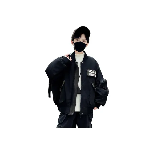 M JBABY Черный Детский Утеплённый Куртка