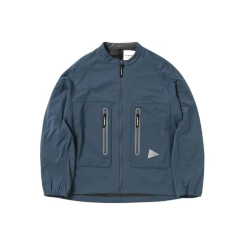 And Wander FW25 ALPHA AIR Без воротника Куртка Куртки Пальто Унисекс