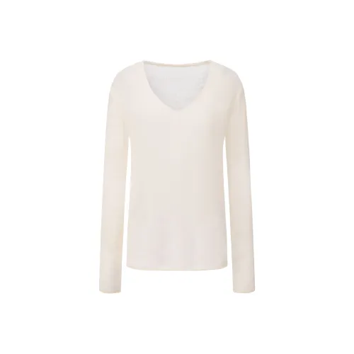 CSEEYM Молоко Белый Женский Свитер