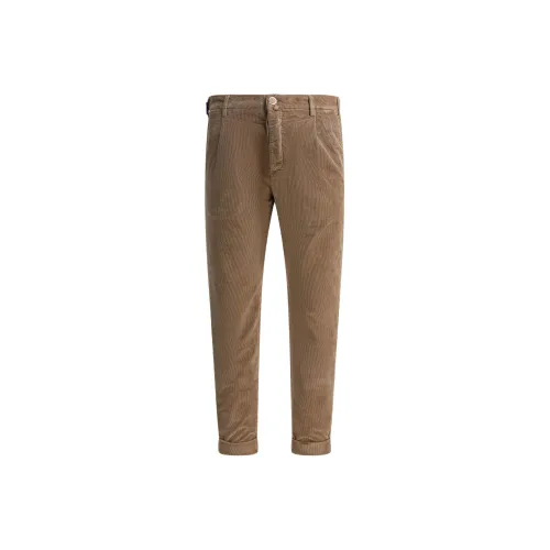 JACOB COHEN Brown Men's Casual Pants JACOB COHEN Коричневые Мужские Повседневные Брюки