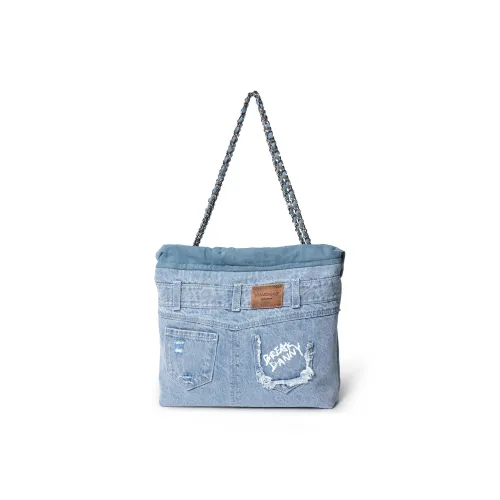 BREAKDANNY Деним Тоут Сумка Плечевая Сумка Стандартная Женская Многоцветная