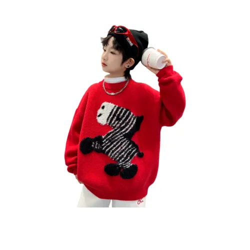 TLIT Красные Свитера для школьного возраста