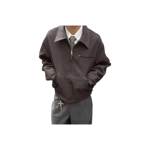 NEVER RULE Коричневый Унисекс Куртки