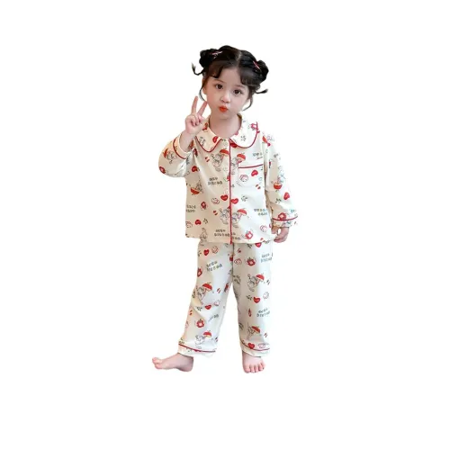 Rindu Домашний Комплект Осенний Экрю Детский