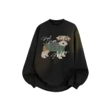 Чёрный [Тяжёлый полиэстер-хлопок] с флисовой подкладкой