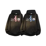 Черный (Розовый галстук) + Черный (Синий галстук)