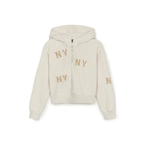 Mlb Base Logo New York Yankees Megagram Свитшот Женский Экрю