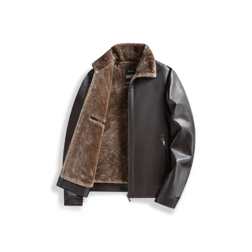 Vintage Cars Кожаная куртка Мужская