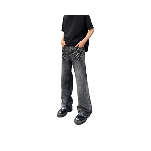 PANDA ADEVIL Черный Унисекс Джинсы