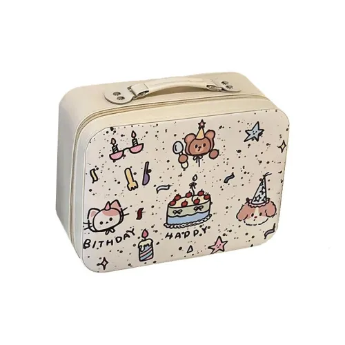 AIQINGCAOZHILIAN Портативный стиль с зеркальцем для макияжа Case