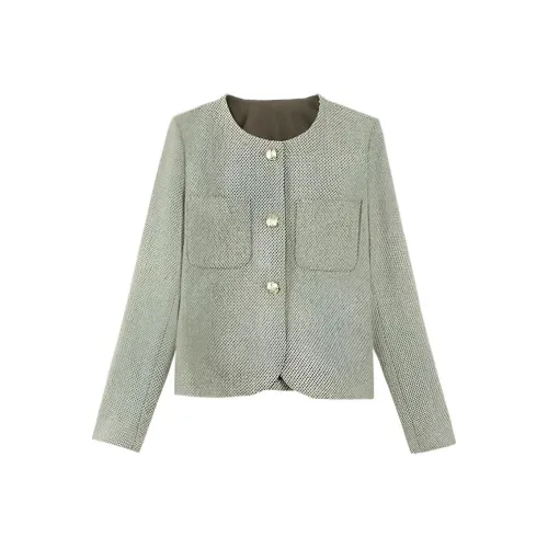 Local Gal Сосновый зеленый Женское короткое пальто