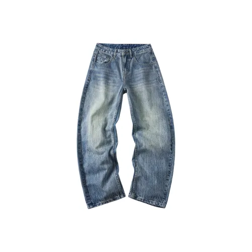 98SQUID Blue Unisex Jeans