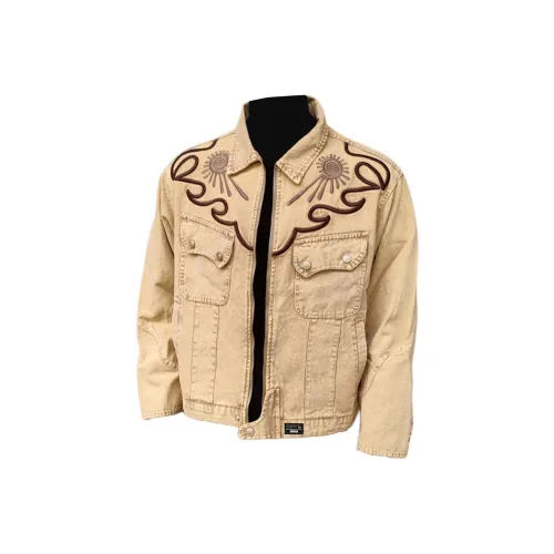 COMOWA Хаки [Съемный логотип] Унисекс Куртки