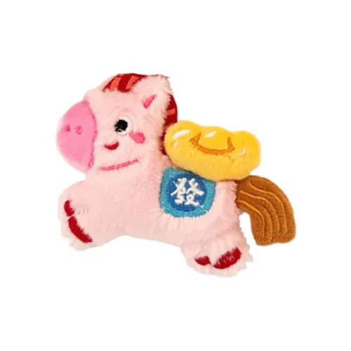 Cute Chip Лошадь Год Украшение Богатство Пони Брелок Плюшевая Подвеска Рекомендуемая высота 7 см 7 5 см 9 см