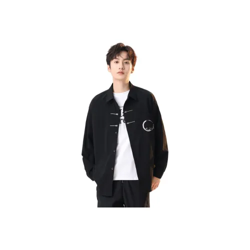 CCAABB Мужские черные рубашки