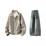 Бежевый + Ностальгический Синий