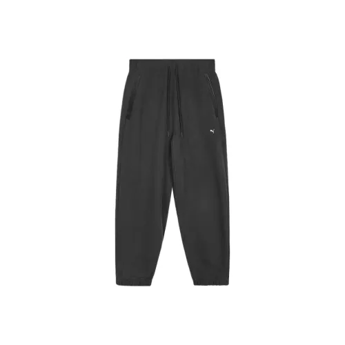 PUMA Черные Унисекс Вязаные Тренировочные Штаны