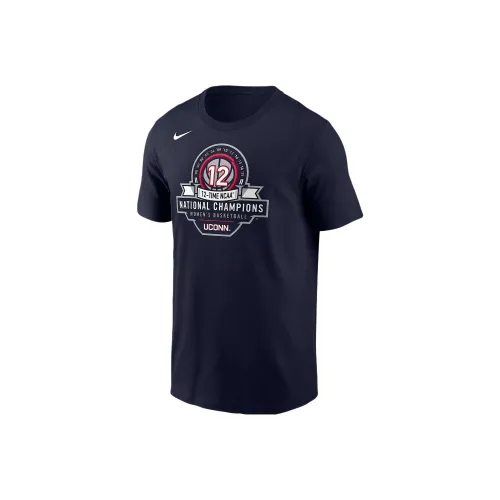 Nike College Морской Синий Мужская Футболка