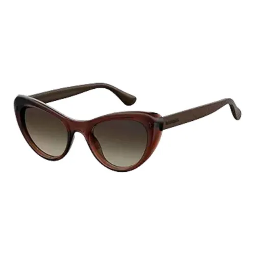Havaianas Пластик Кошачий глаз Солнцезащитные очки Женские Коричневый