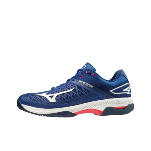 Mizuno Wave Exceed Tour 4 Легкие теннисные кроссовки мужские синие