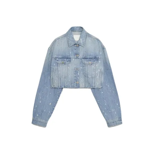 ZARA Trf Blue Women's Denim Jackets