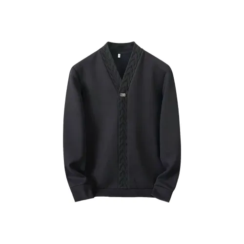 SENJIALUO Черные Мужские T-рубашки