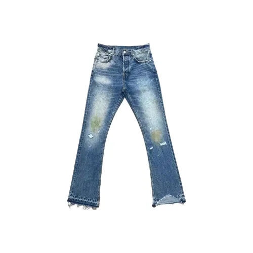 YICHEN Синий [Нет Логотипа] Унисекс Джинсы