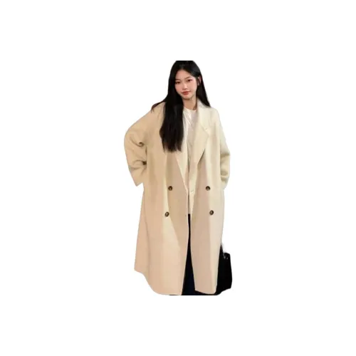 XIANSINIAO Абрикос Женское Пальто