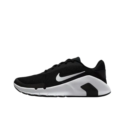 Nike Flex Train Дышащие Кроссовки для тренировок с поддержкой Женские Черный Белый