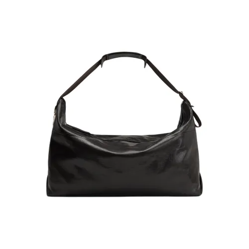 Lemaire Телячья кожа Сумка через плечо Унисекс Темный шоколад