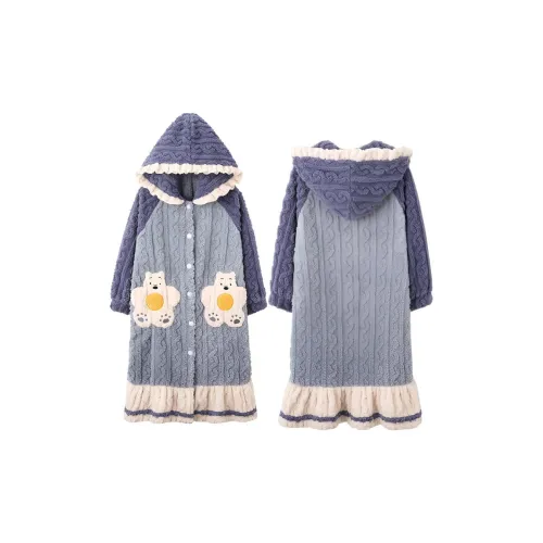 ЮЙЧЖАОЛИНЬ Sleep Халат Осенний и Зимний Женский