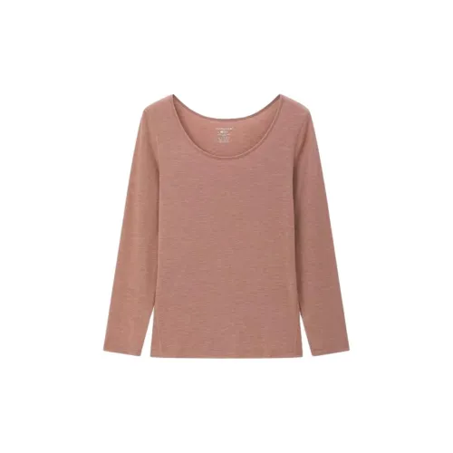 THREEGUN Undershirt HUA Rong Круглый вырез Женский