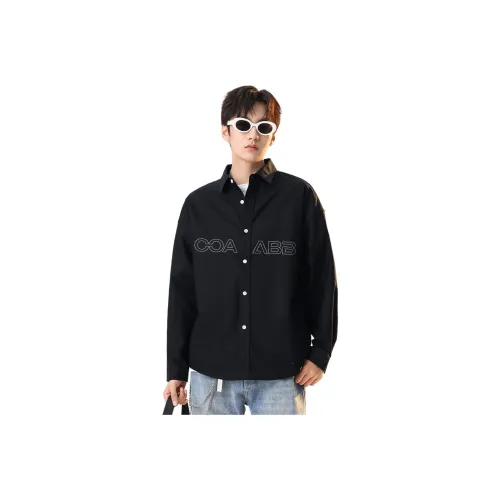 CCAABB Мужские черные рубашки