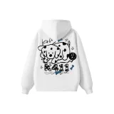 Белый щенок