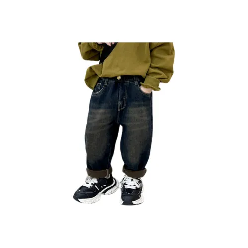 YUGUOGUO Синий Серый Джинсы для дошкольников