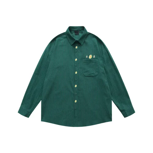 TREND ST Зеленый Унисекс Рубашки