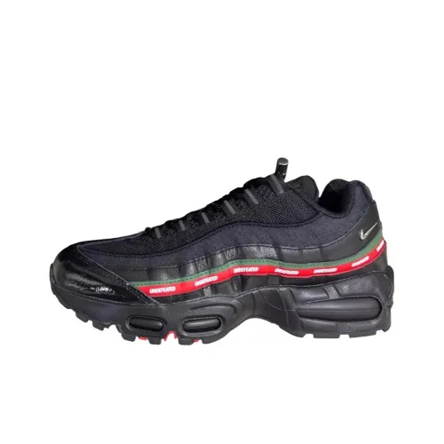 UNDEFEATED Совместное издание x Nike Air Max 95 Беговые кроссовки Унисекс Черный Красный