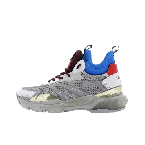 Valentino Garavani Bounce Slip-resistant Low Top Casual Shoes Men's Gray Валентино Гаравани Бунс Слип-резистентный Низкий Топ Повседневная Обувь Мужская Серый